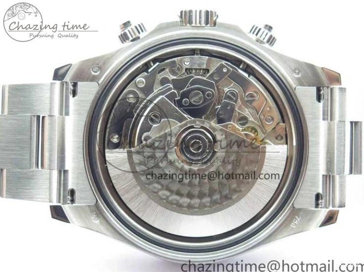 MiroTime 0319 TechFriendly Daytona 116520 SS UBF Best Edition Ice Blue MOP Crystal Markers Dial on SS Bracelet A 2938